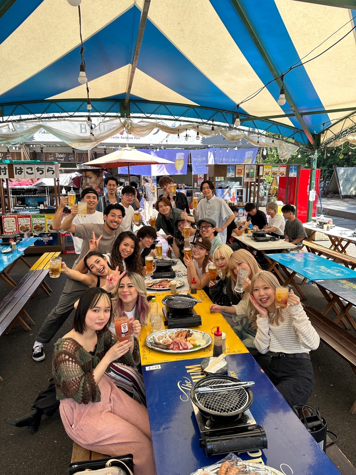 スタッフみんなで楽しむBBQ